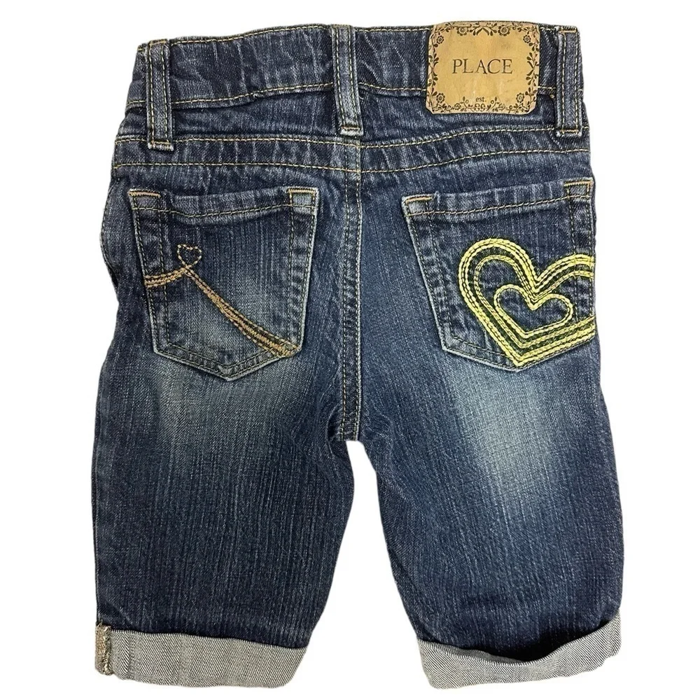 The Children’s Place Cuffed Jeans Size 5 Medium Wash